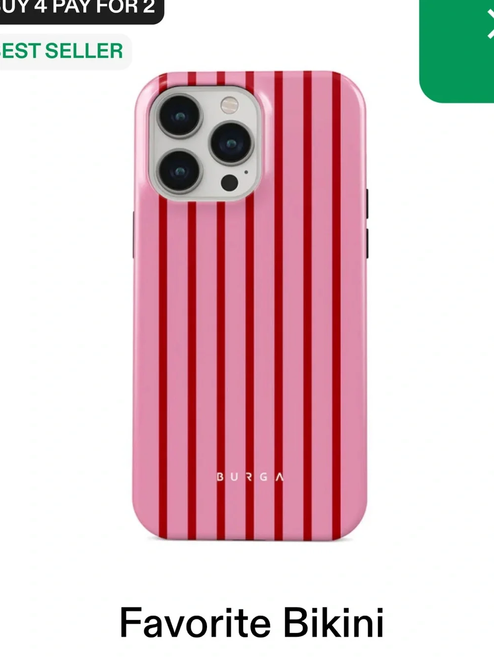 BURGA iPhone case